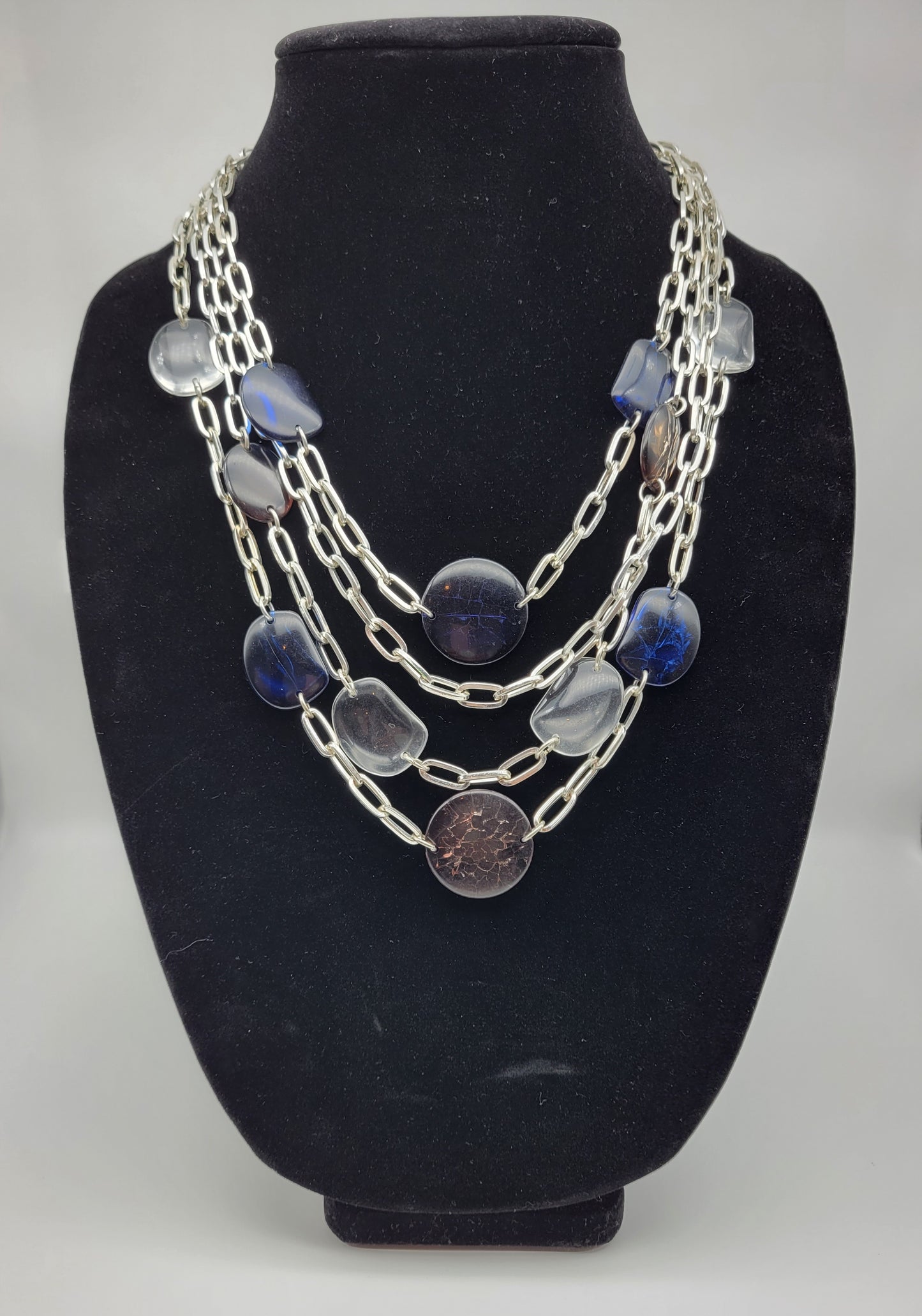 "Navy Sophistication" Necklace