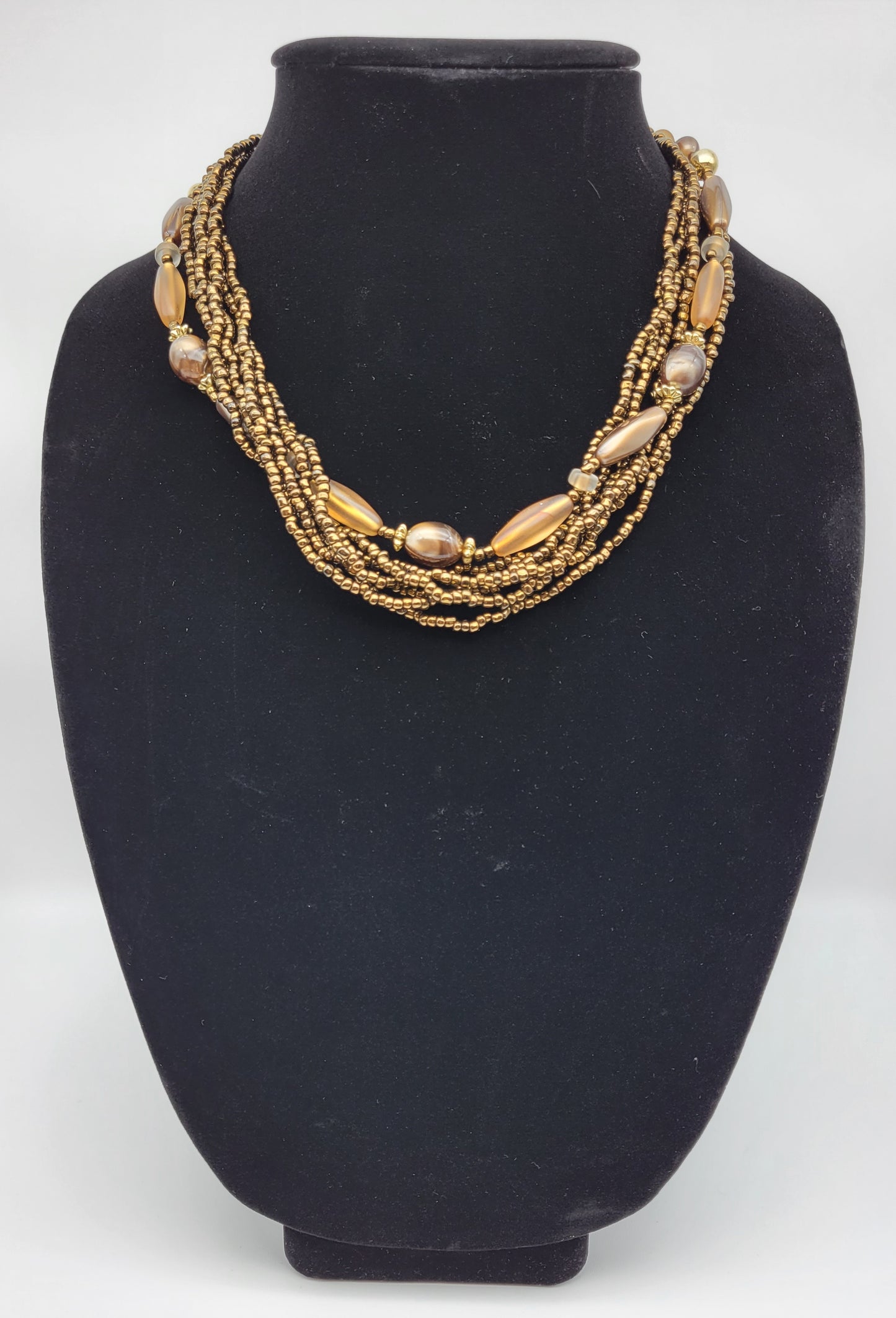 "Rich Browns" Necklace