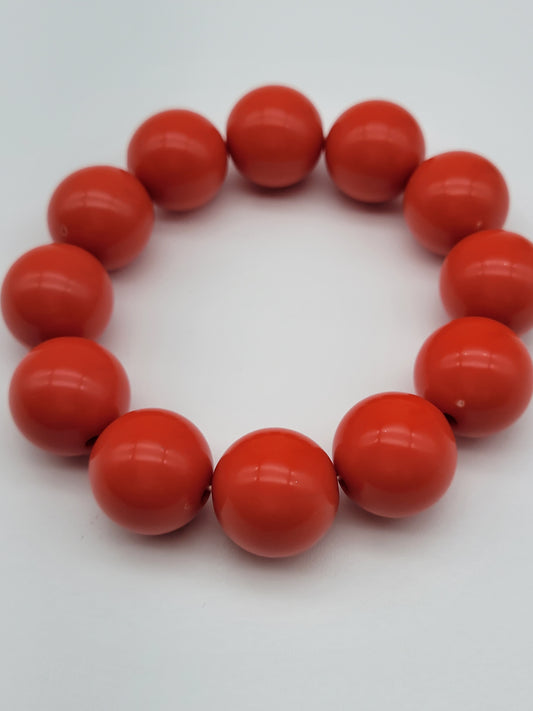 "Coral Gumdrops" Bracelet