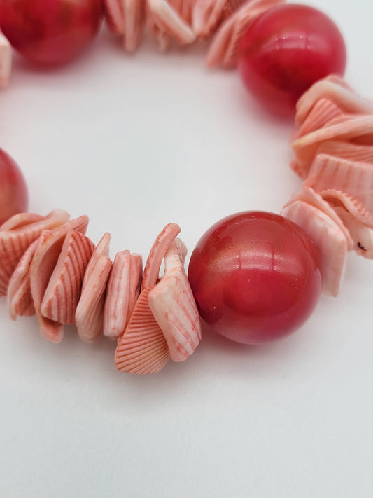 "Flamingo Shells" Bracelet
