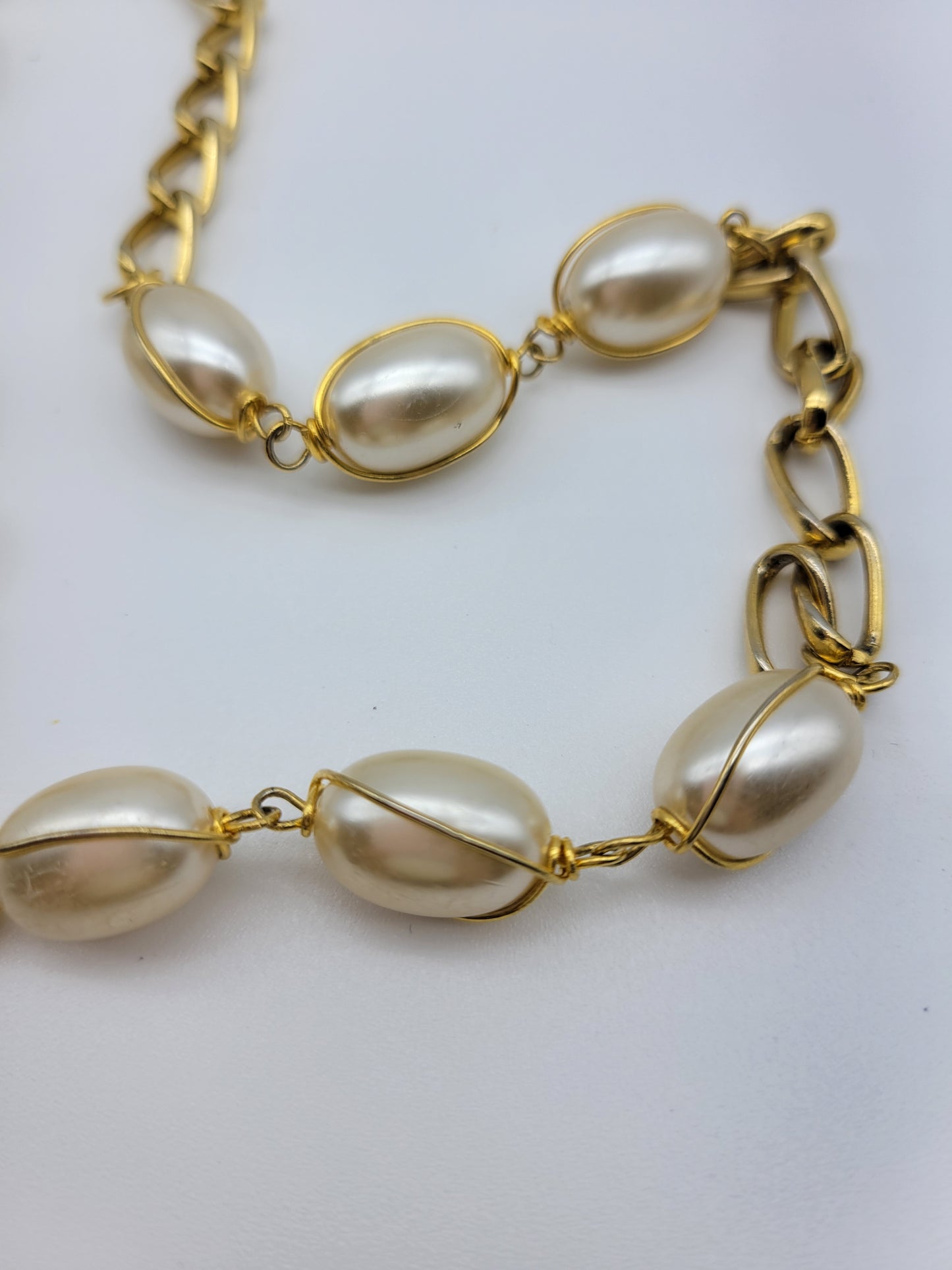"Swirls and Pearls" Necklace