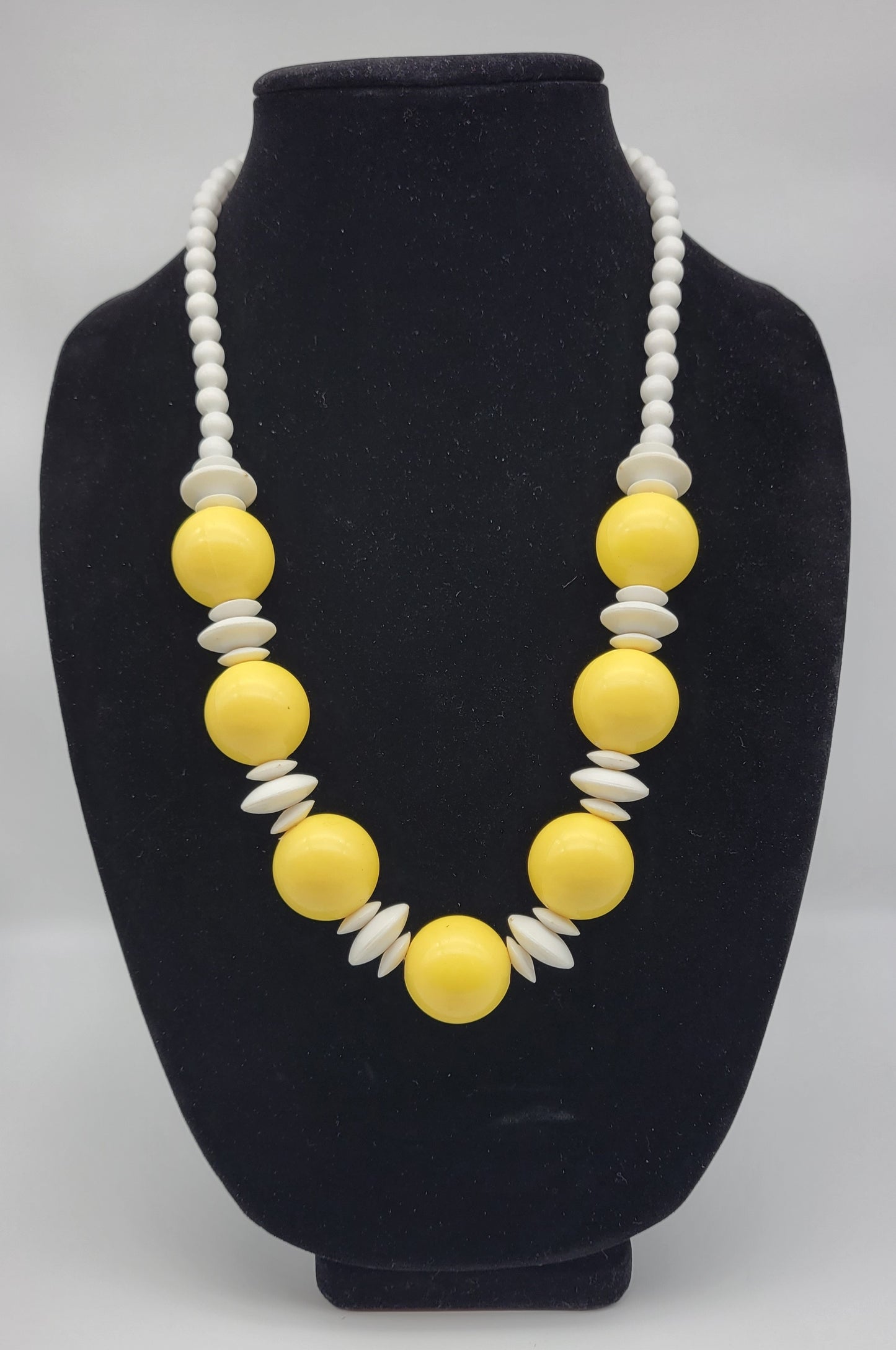 "Yellow Gum Balls" Necklace