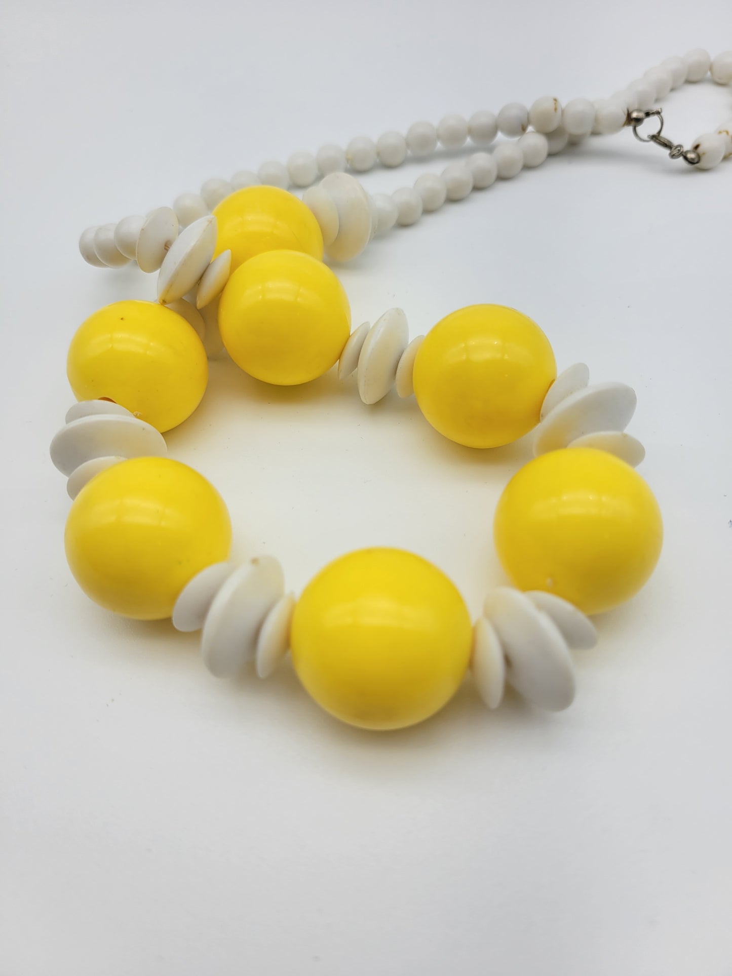 "Yellow Gum Balls" Necklace