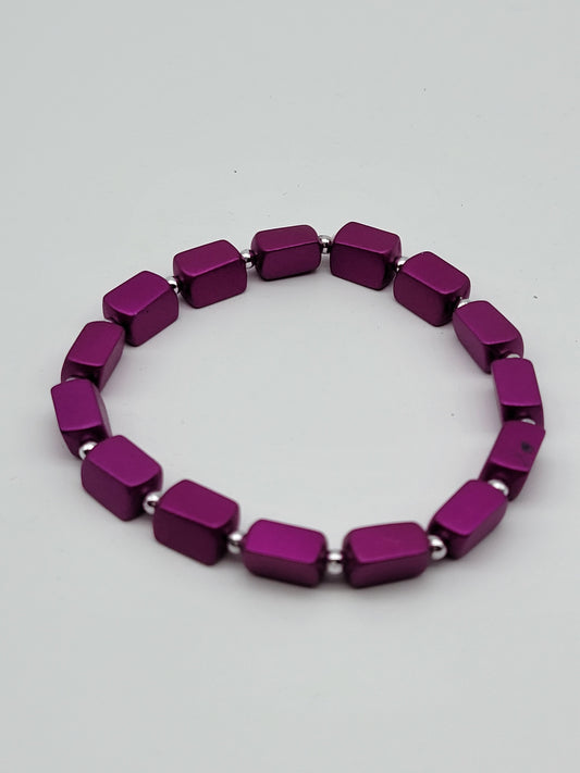 Purple Geo Bracelet