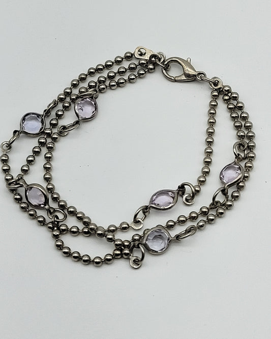 "Light Lavender Dots" Bracelet