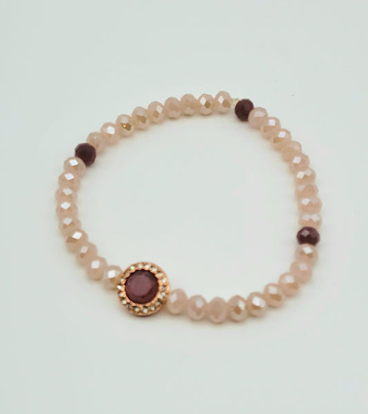 "Pink Shimmer" Bracelet