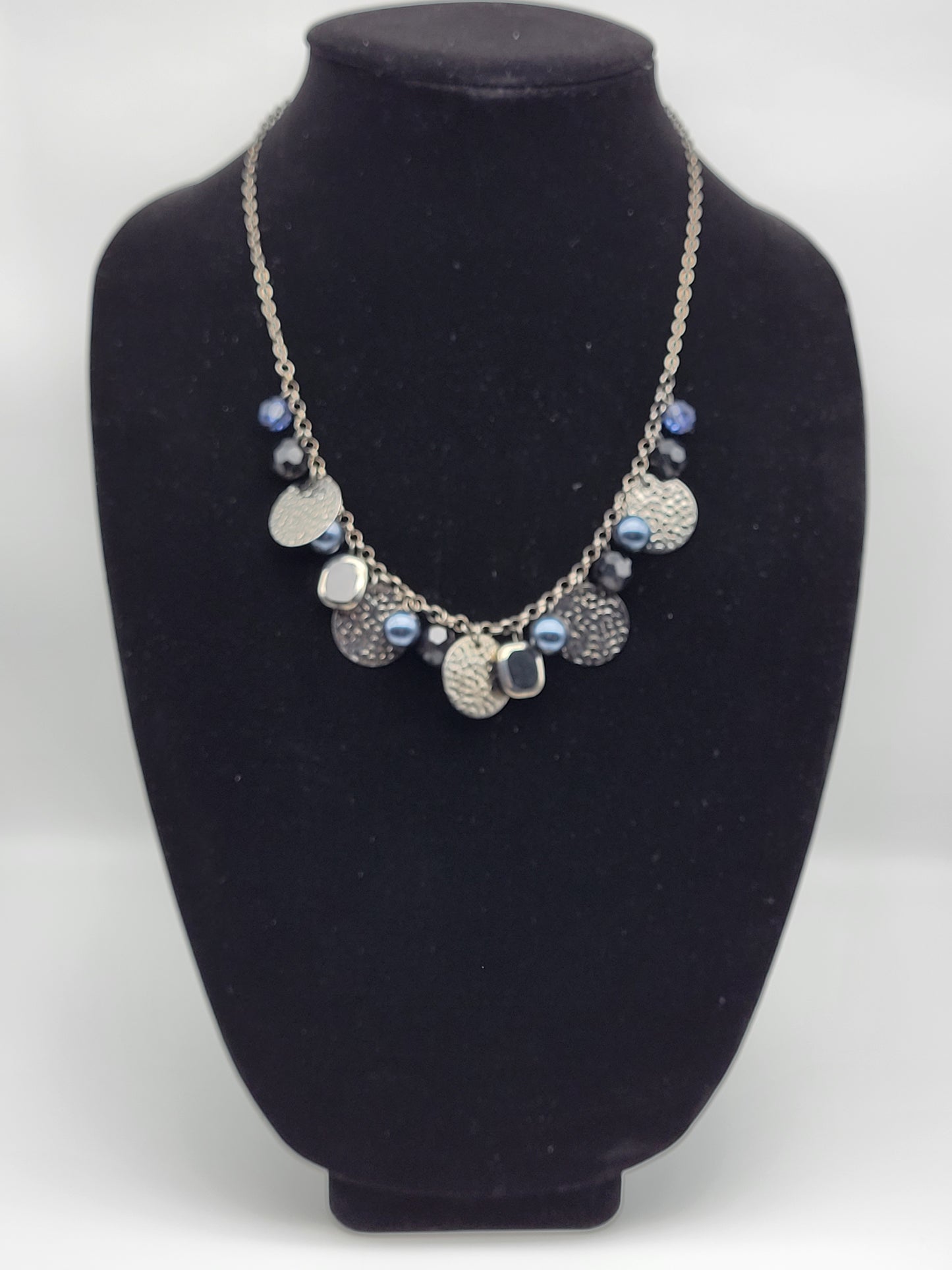 "Indigo Coins" Necklace