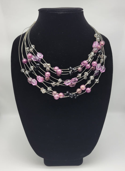 "Purple Razzle Dazzle" Necklace