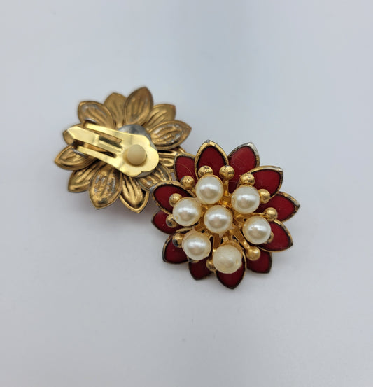 6 Vintage Clip-On Earring